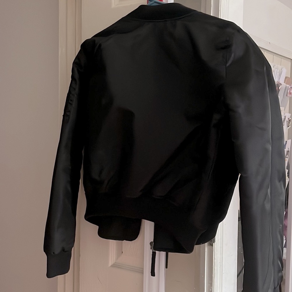 Nylon Bomber Jacket - image 3